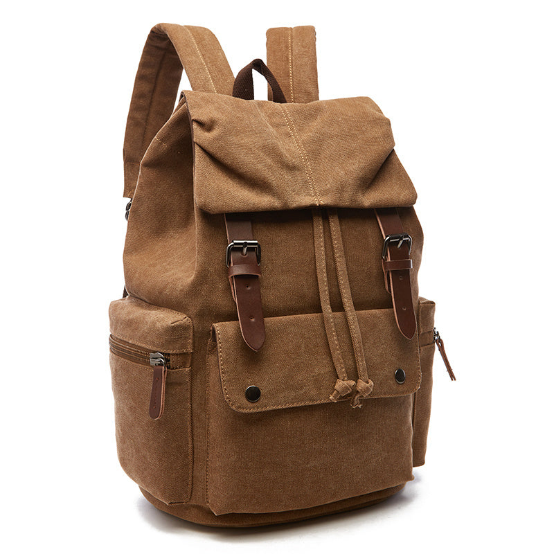 Outdoor Leisure Retro Leisure Travel Canvas Backpack Computer Backpack