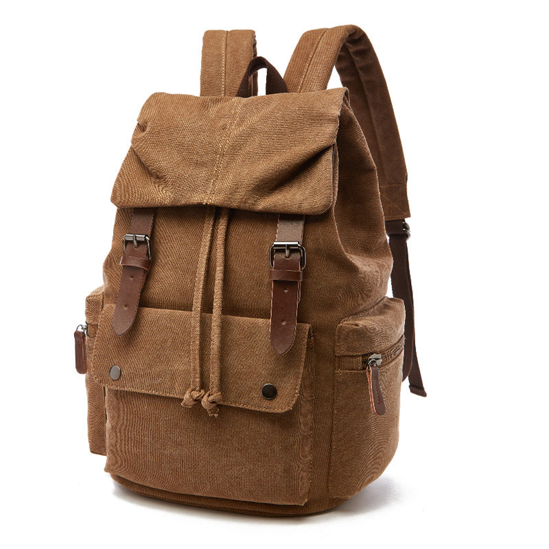 Outdoor Leisure Retro Leisure Travel Canvas Backpack Computer Backpack